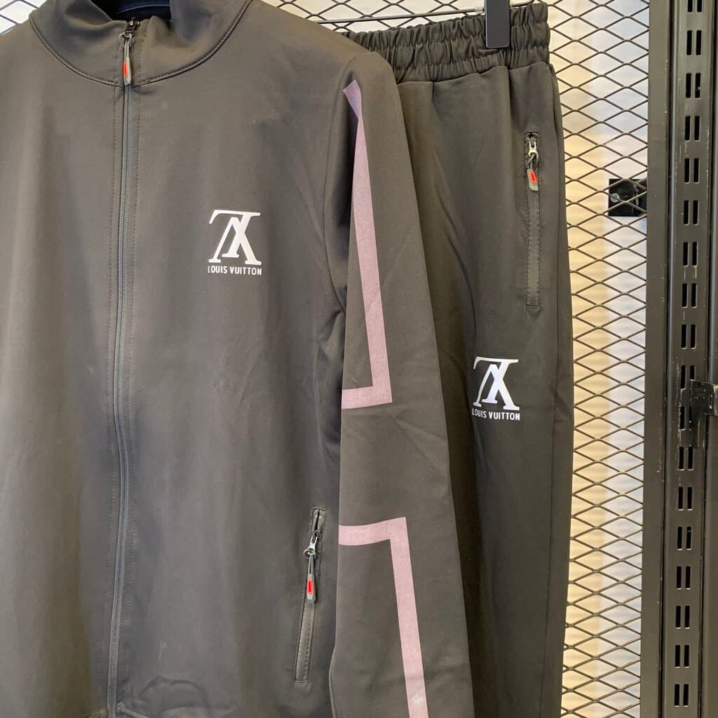 Louis Vuitton Men's Cotton Tracksuit - Black (S) 3