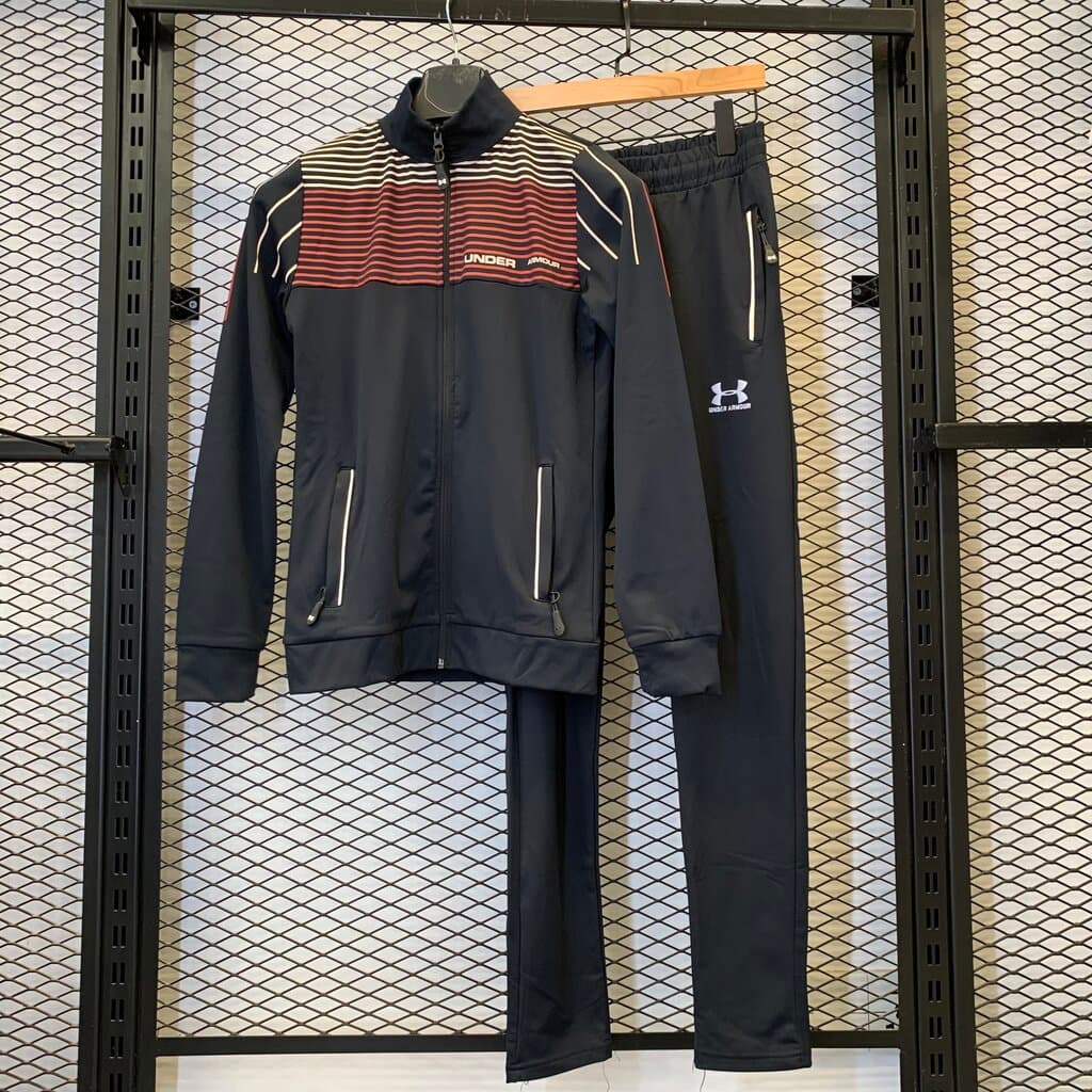 Under Armour Men's Cotton Sportswear Set - Navy Blue (M)