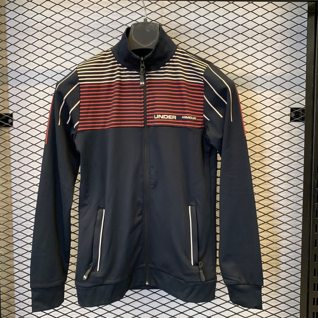 Under Armour Men's Cotton Sportswear Set - Navy Blue (M) 5
