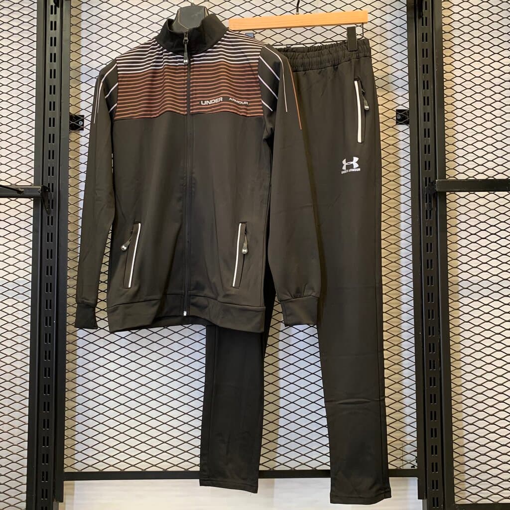 Under Armour Men's Cotton Sportswear Set - Black (L)