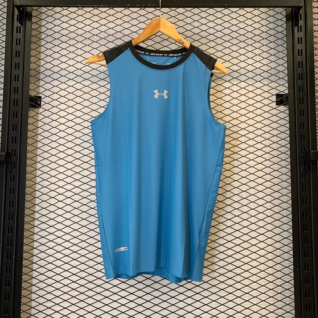 Under Armour Men's Sleeveless Workout Top - Blue (S)
