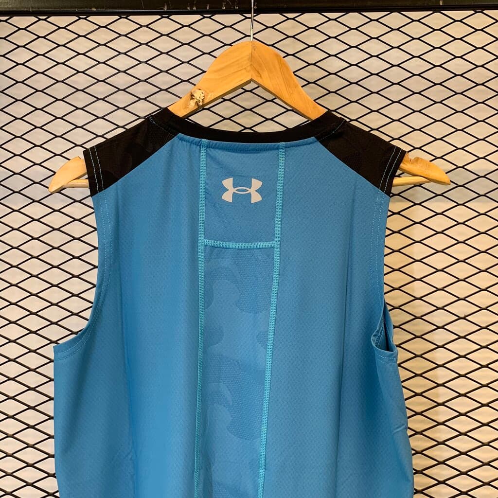 Under Armour Men's Sleeveless Workout Top - Blue (S) 5