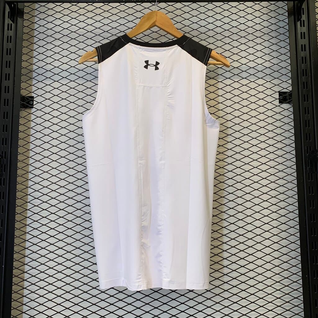 Under Armour Men's Sleeveless Workout Top - White (S) 4