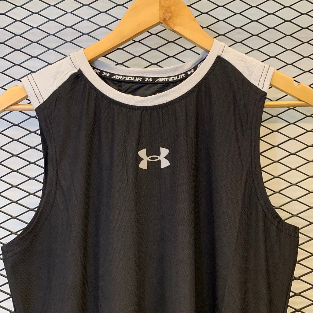 Under Armour Men's Sleeveless Workout Top - Black (S) 3