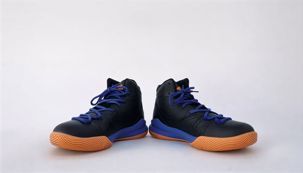 Black Knit High-Top Kicks