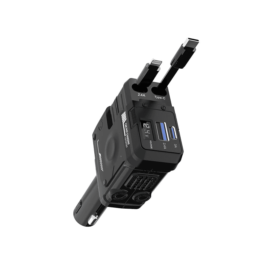 4-in-1 Smart Car Charger
