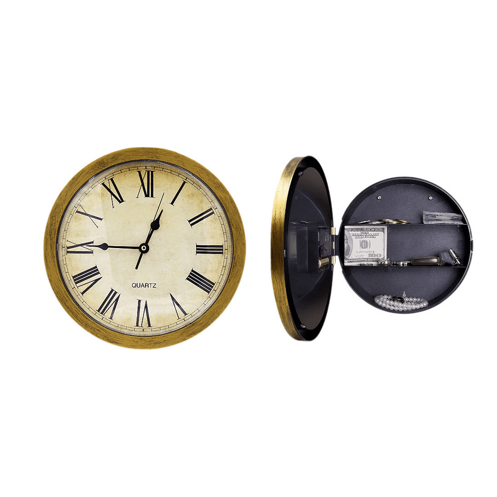 Clock-Shaped Wall Safe
