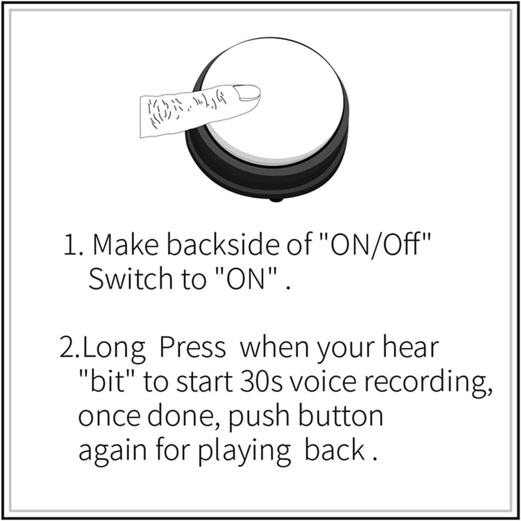 Leepesx Voice Buttons for Kids & Pet Training 7