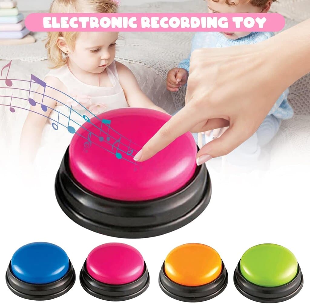 Leepesx Voice Buttons for Kids & Pet Training