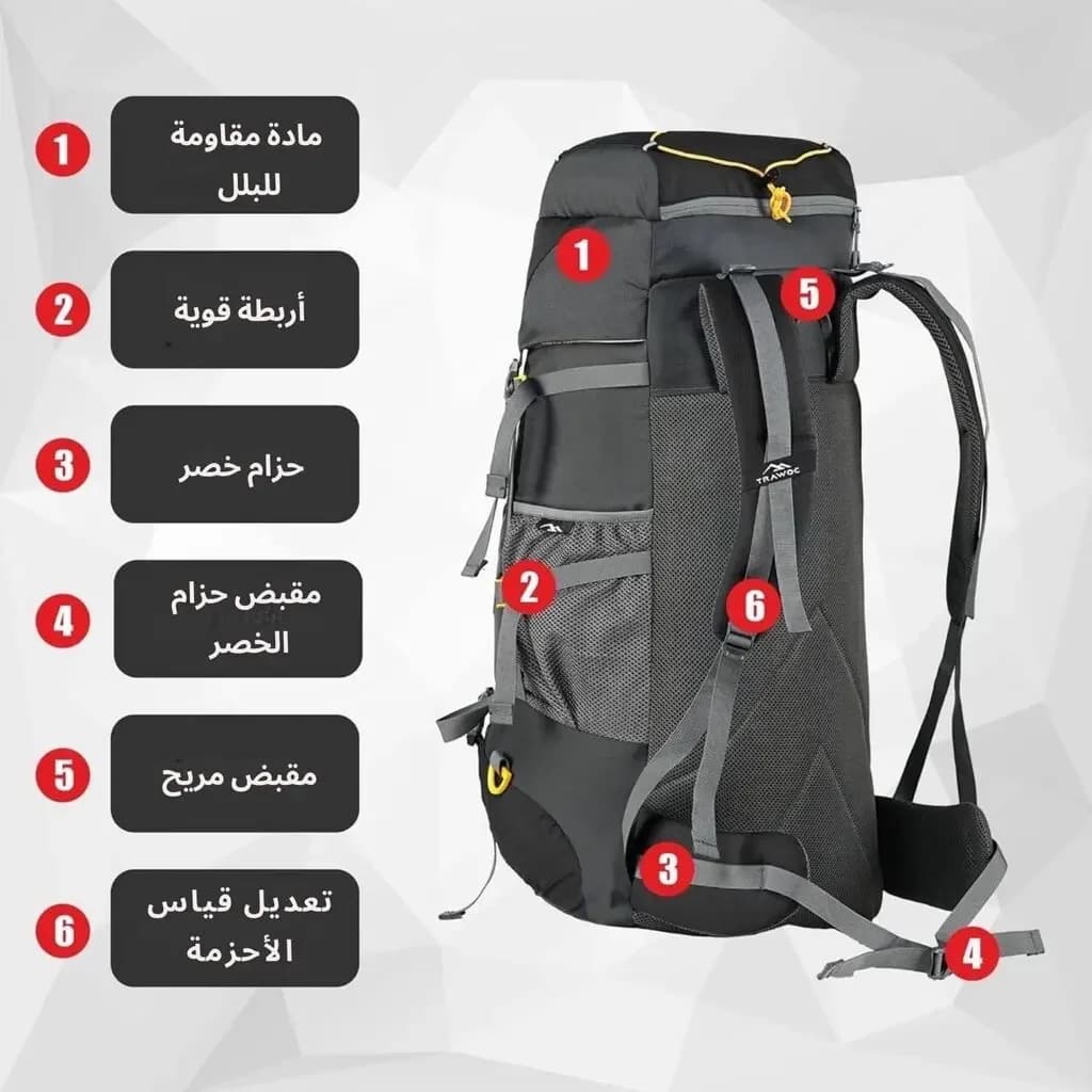 Trawoc Flyspeck Backpack - Black 4