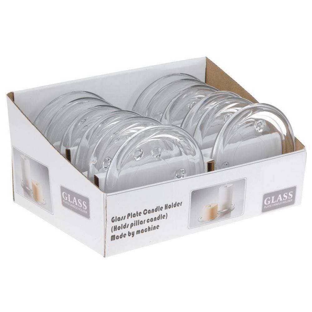 Koopman Glass Candle Holder 10Cm