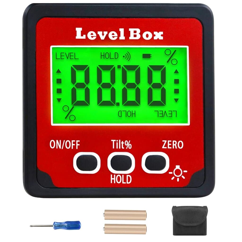 Digital LCD Level Box
