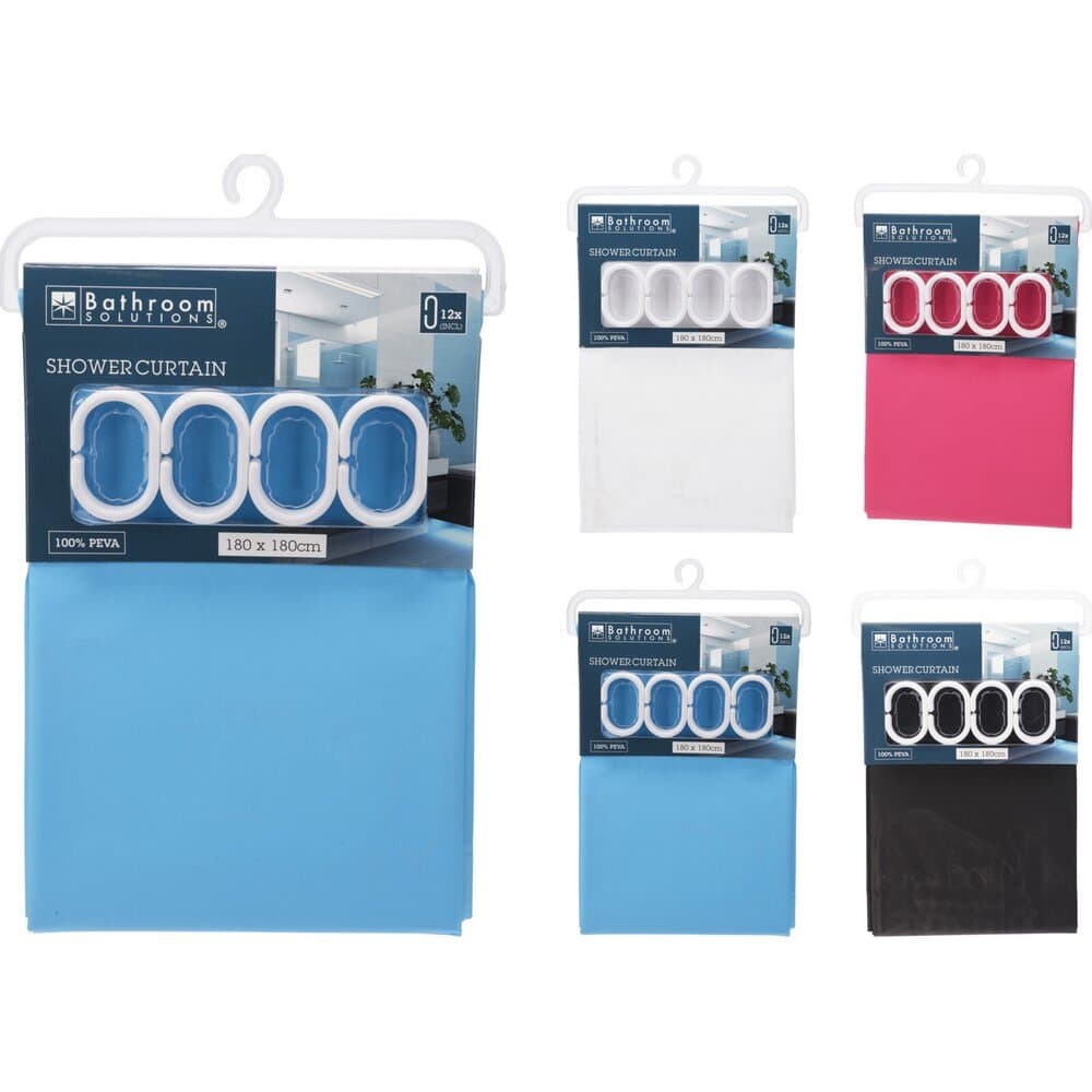 Koopman Shower Curtain Peva 180x180cm