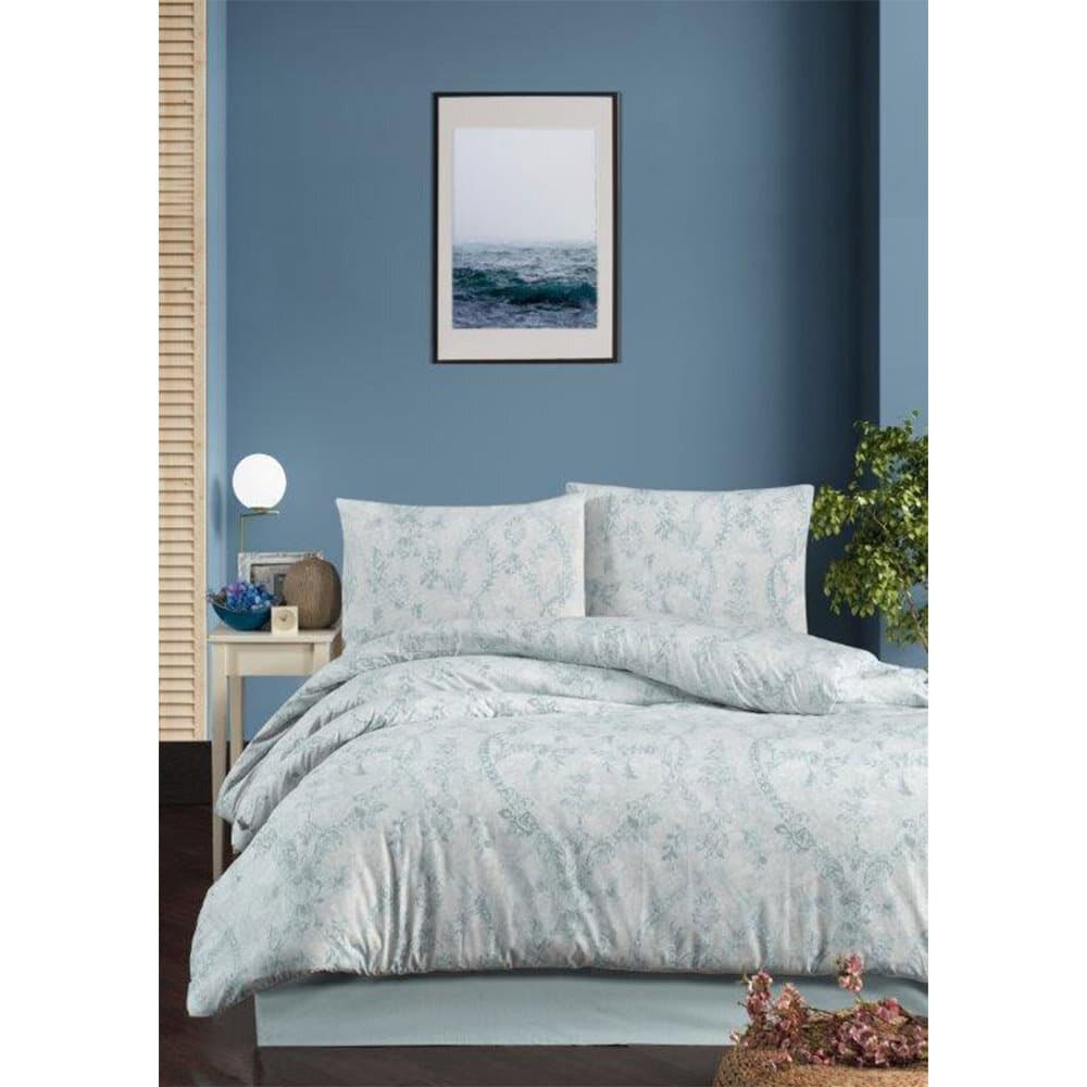 Blue Duvet Cover Set Double-200X220Cm