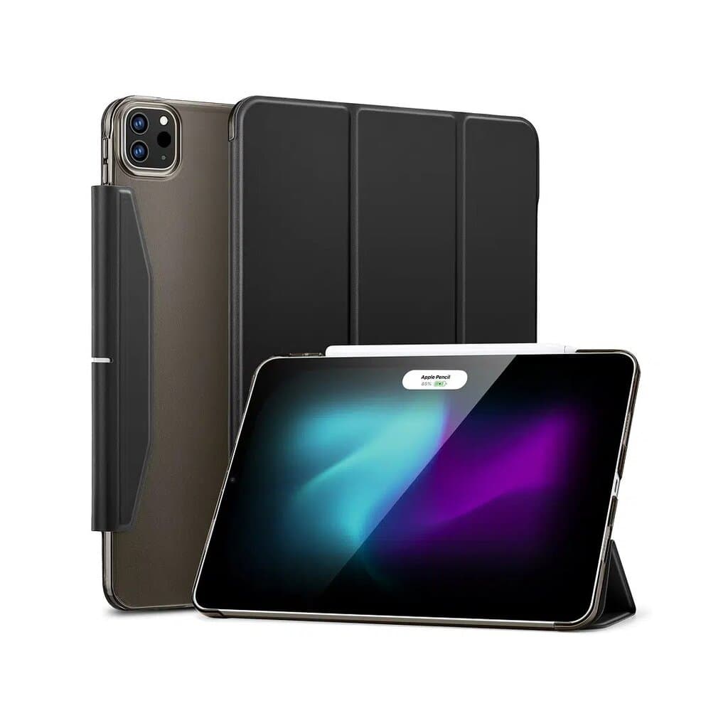 ESR Ascend Trifold Case, Compatible with iPad Air 13 (2024), Pro 12.9 (6th/5th Gen), Frosted Black