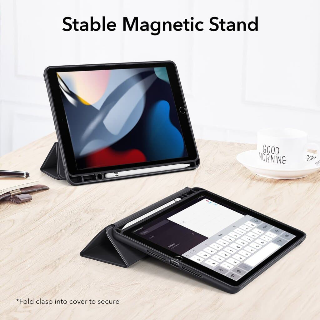 ESR iPad 9/8/7 Rebound Pencil Case — Black 9