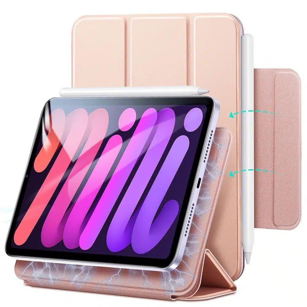 ESR iPad mini 6 Rebound Magnetic Case — Rose Gold
