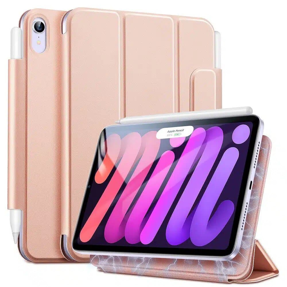ESR iPad mini 6 Rebound Magnetic Case — Rose Gold 2