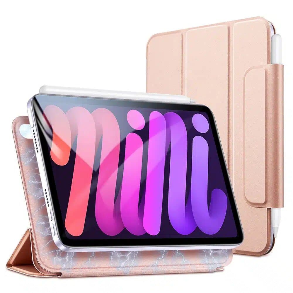 ESR iPad mini 6 Rebound Magnetic Case — Rose Gold 3