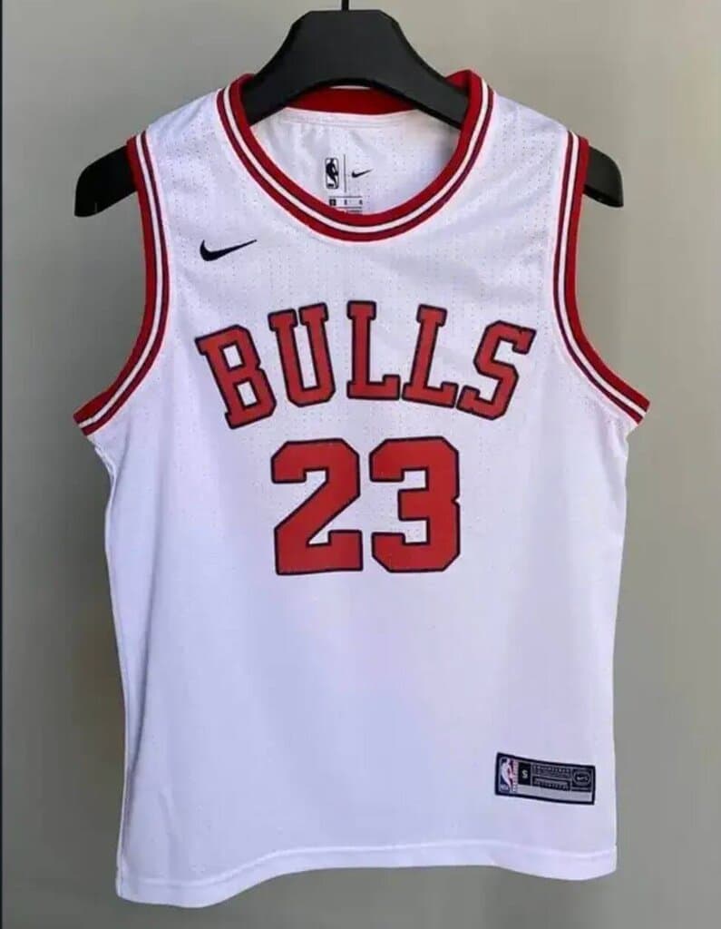 Chicago Bulls Basketball Jersey - White
