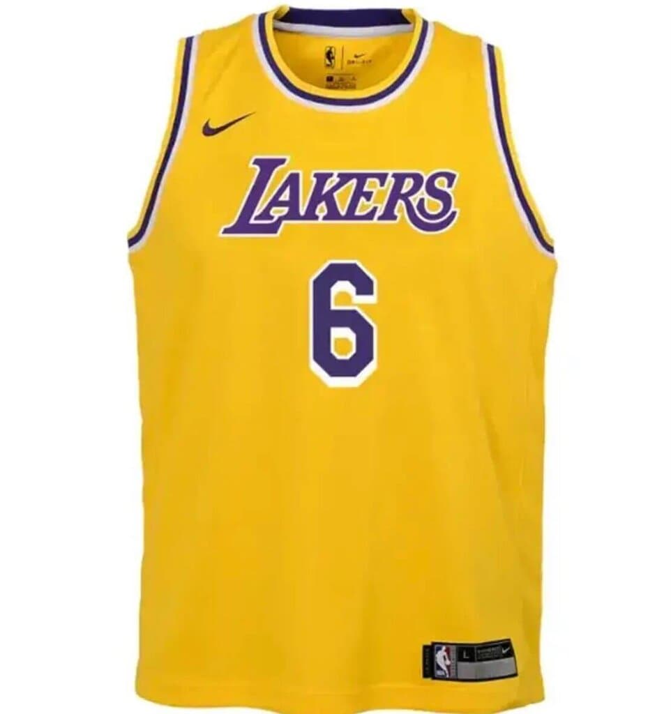 Lakers Basketball Jersey - Yellow