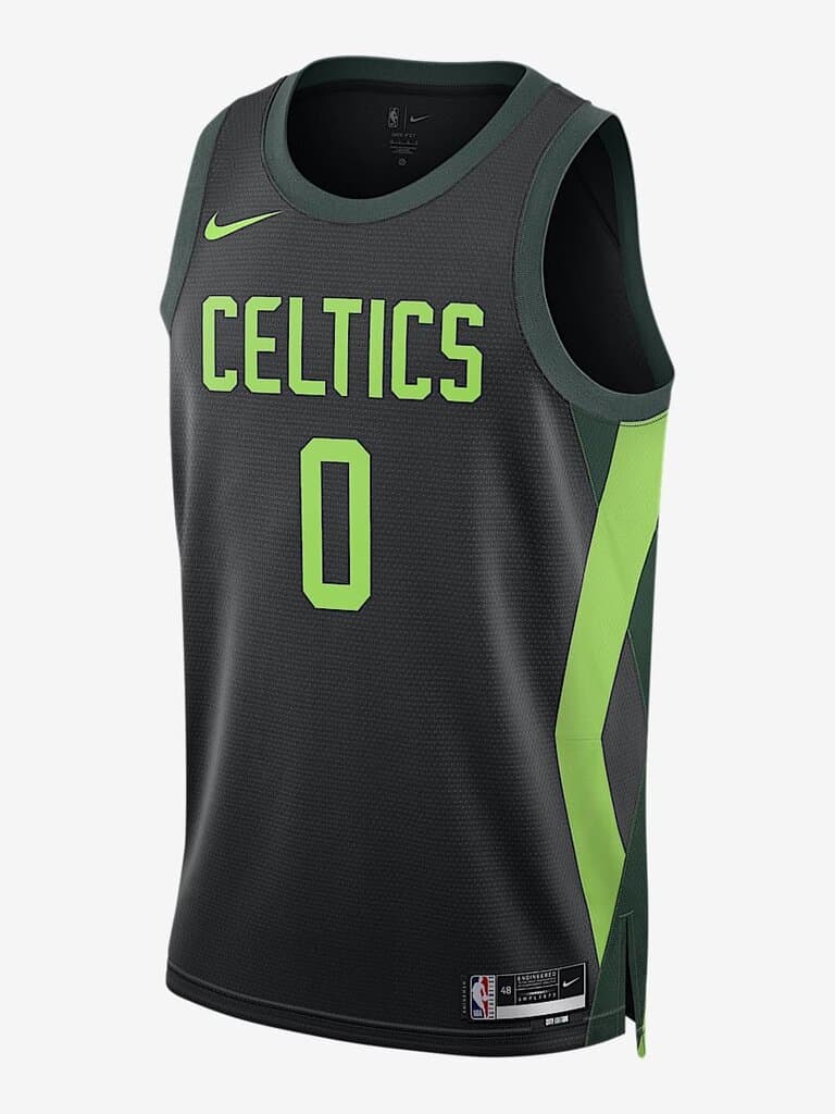 Celtics Basketball Jersey - Black & Green
