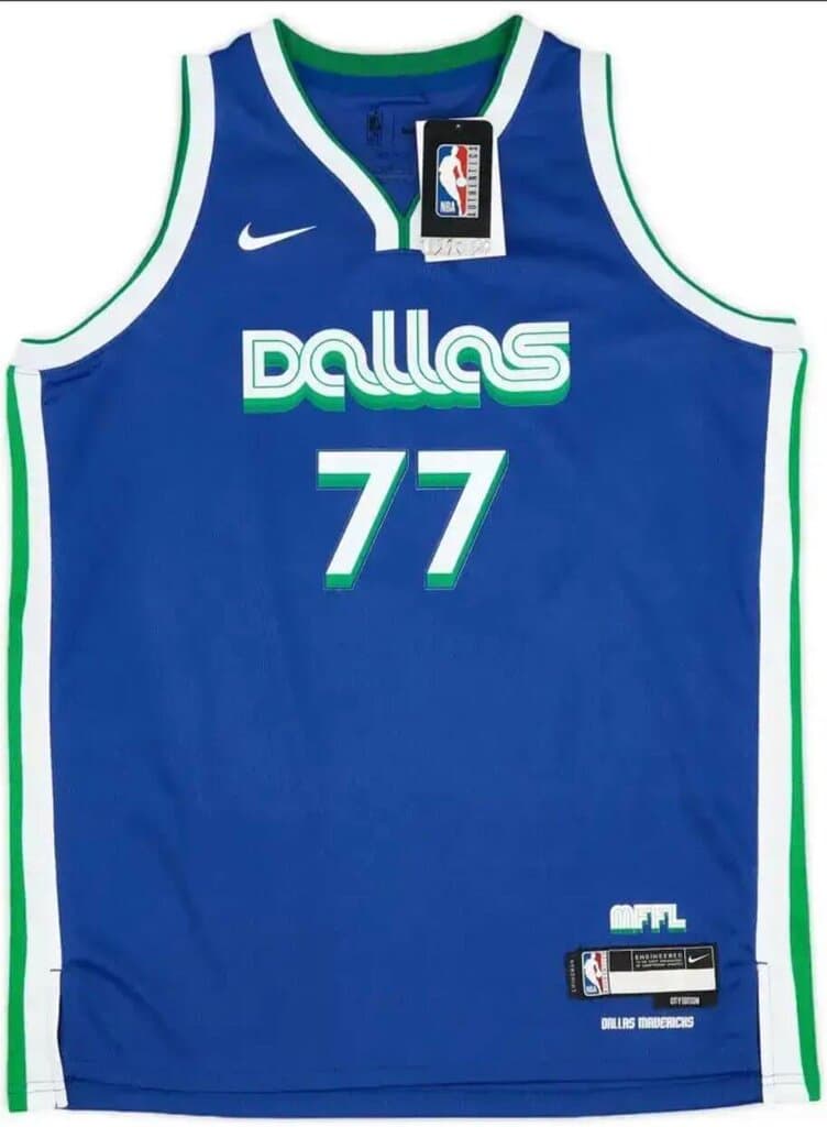 Dallas Basketball Jersey - Blue