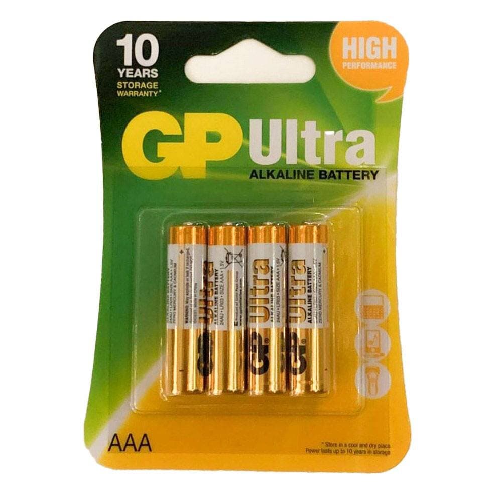 GP Gp Lr03 Ultra Alkaline Battery 4 Pcs