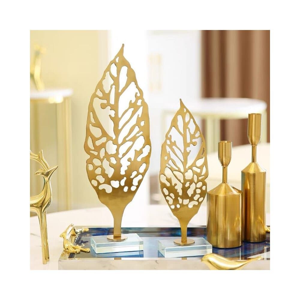 Oster Decorative Golden Leaf Shape 90*60*320 Small