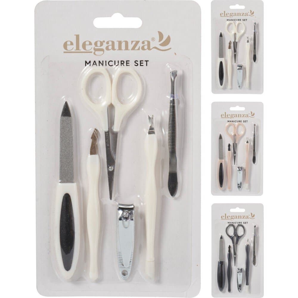 Koopman Manicure Set 6Pcs 3Ass Color - CY5656980