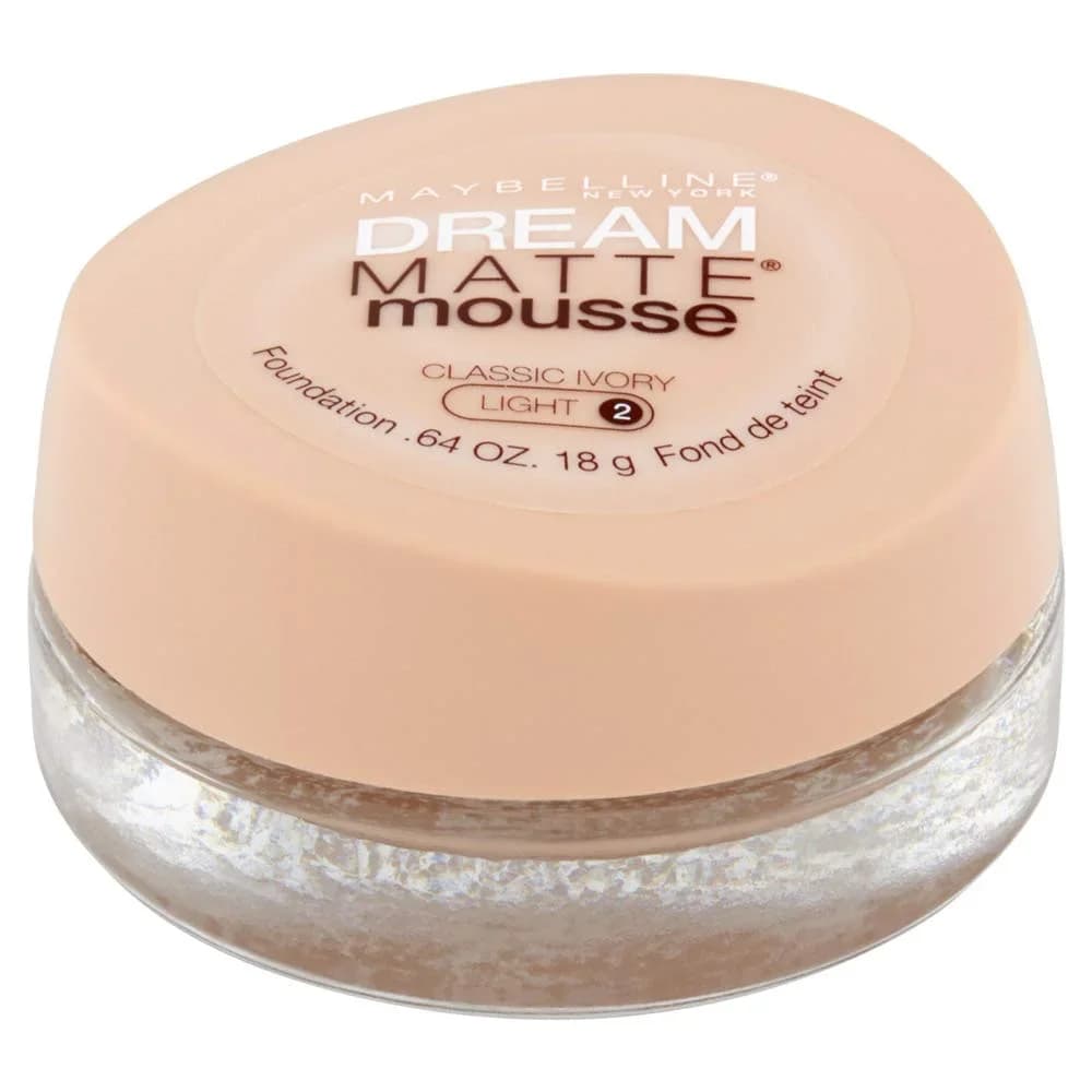 Maybelline Foundation Dream Matte Mousse (Light-2 - 7102)