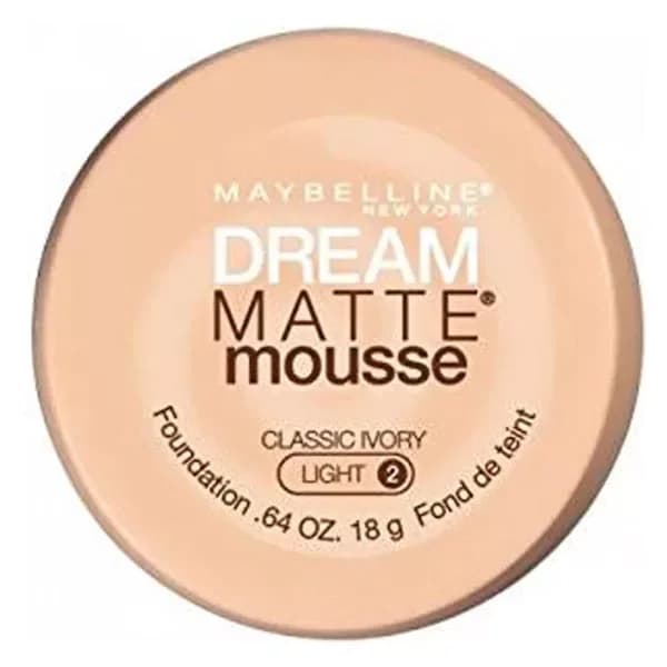 Maybelline Foundation Dream Matte Mousse (Light-2 - 7102) 5