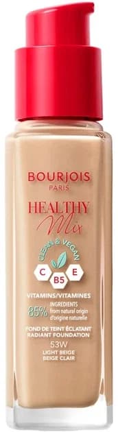 Bourjois Healthy Mix Clean & Vegan Foundation (053 Light Beige Clair) 3