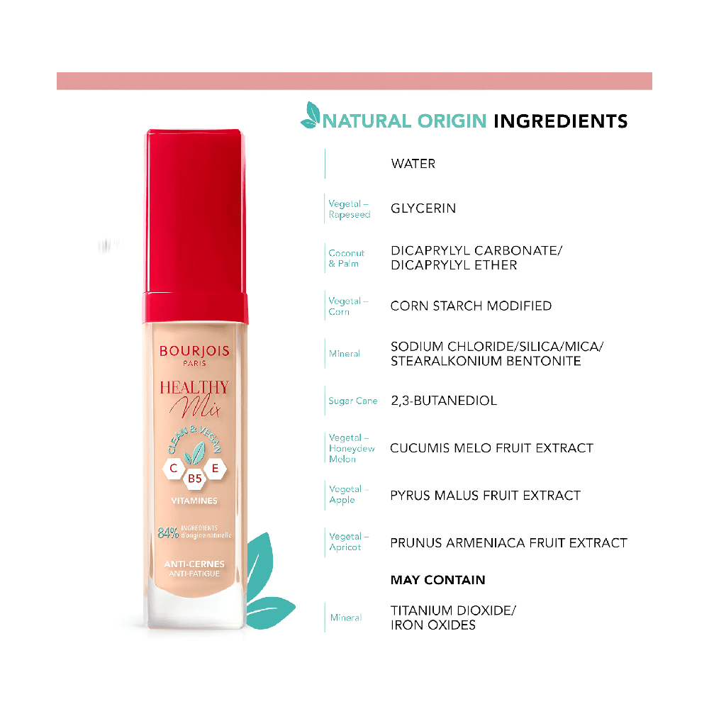 Bourjois Healthy Mix Concealer Liquid (51 Light Vanilla) 5