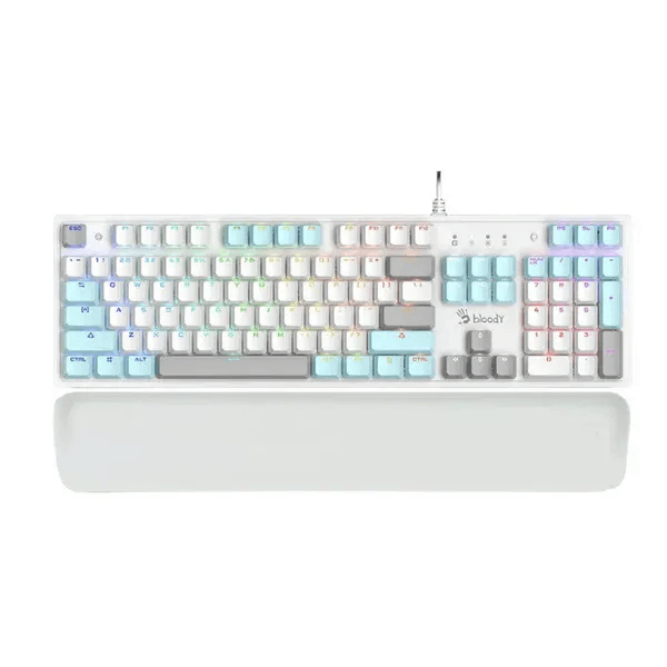 Bloody S515R Wired Keyboard - Ice White