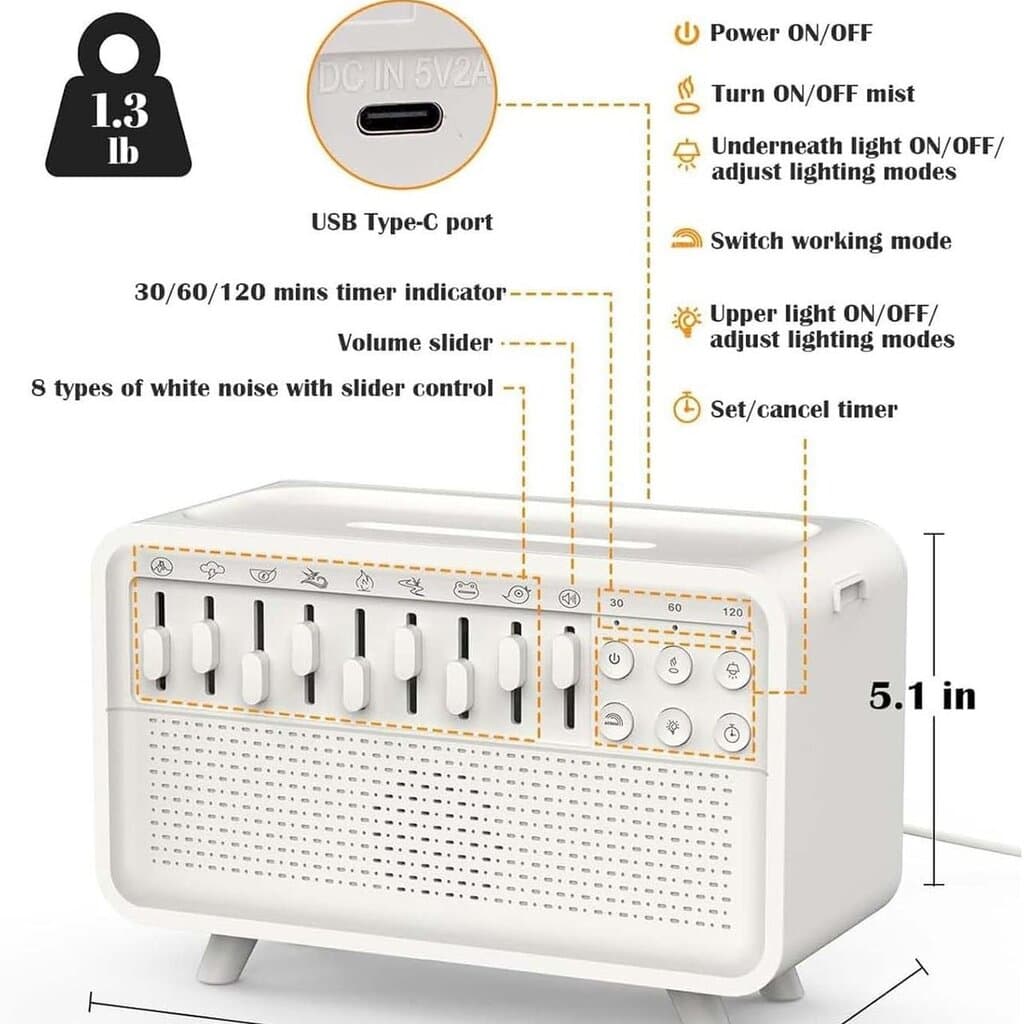 White Noise Machine with Diffuser 3