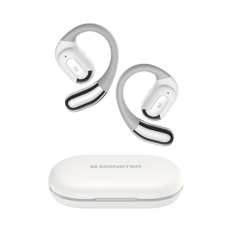 Monster Open Ear AC317 Wireless Headphones (White)