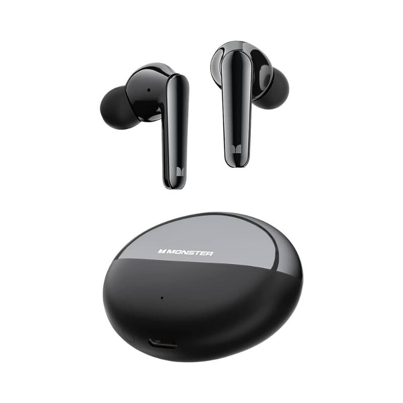 Monster N-Lite 203 Wireless Earbuds (Black)