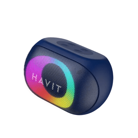 Havit SK885BT Colorful RGB Light Wireless Waterproof Speaker (Blue)