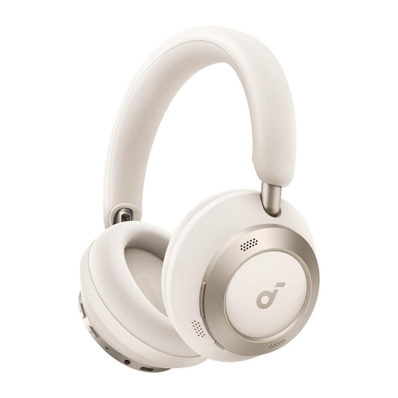 Anker Soundcore Space One Pro Foldable Over-Ear Headphones (White)