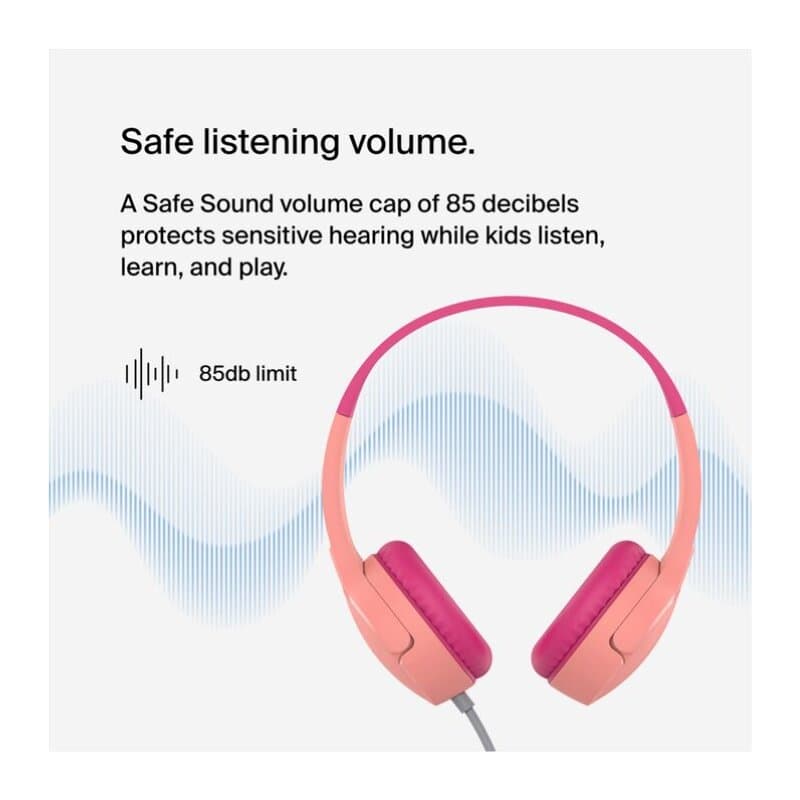 Belkin SoundForm Mini Wired On‑Ear Headphones (Black) 3