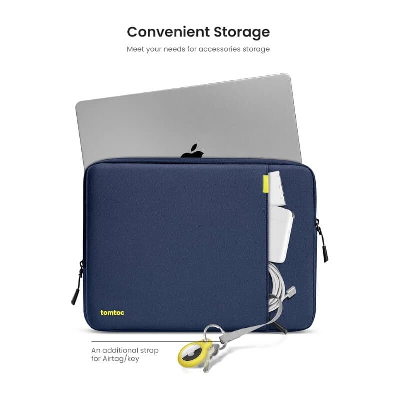 Tomtoc Defender-A13 Laptop Sleeve Kit 13 Inch (Black) 3
