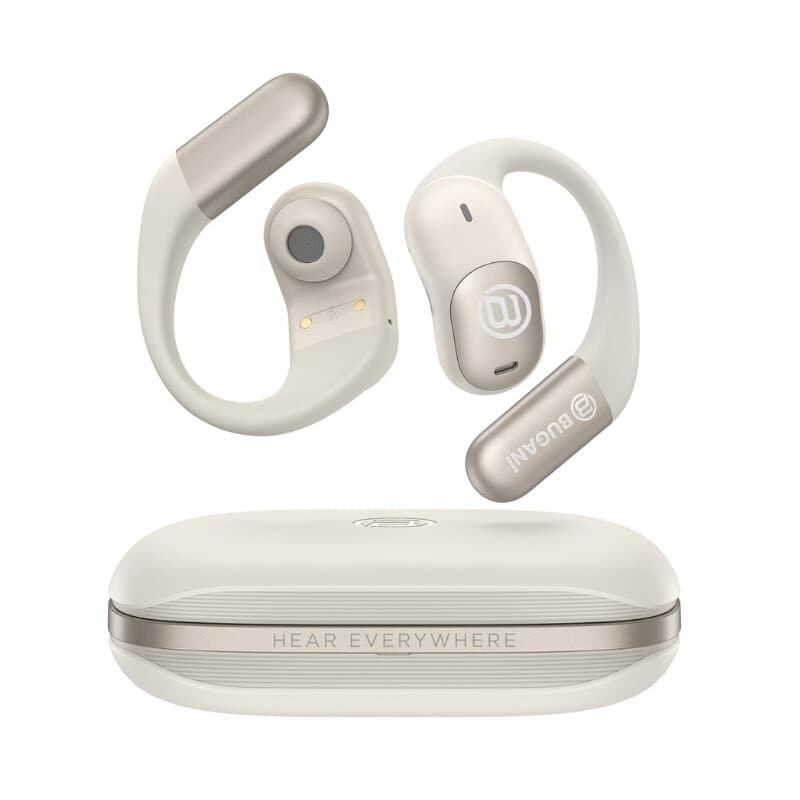 BUGANi Free B15 Open-Ear Headphone (White)