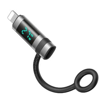ئادابتەری مەکدۆدۆ ٣٦ واتی پیشاندانی دیجیتاڵ USB-C بۆ Lightning