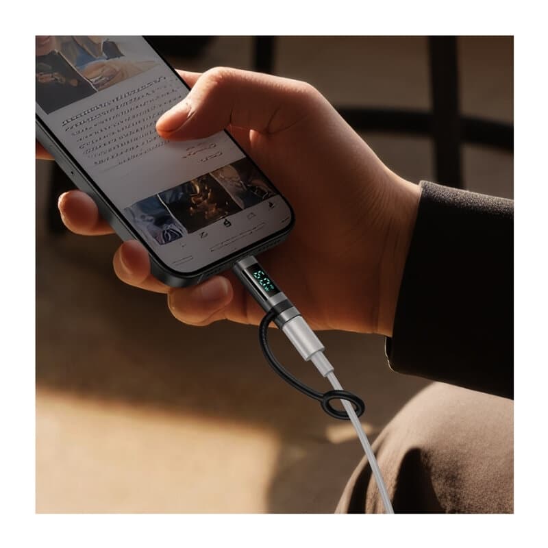 McDodo 60W Digital Display Lightning To USB-C Adapter 3