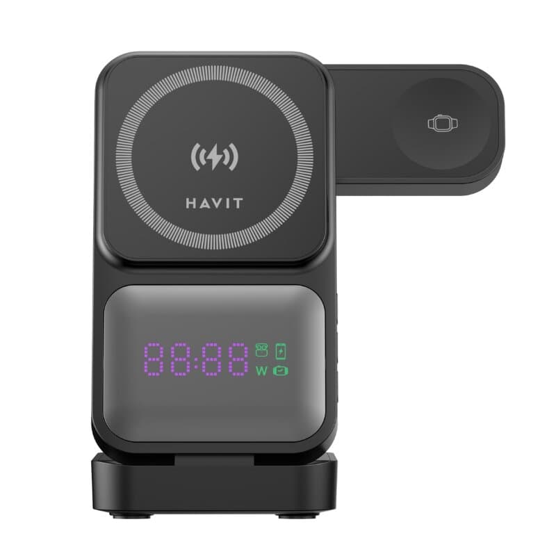 Havit W3107 3in1 Wireless Charger (Black)