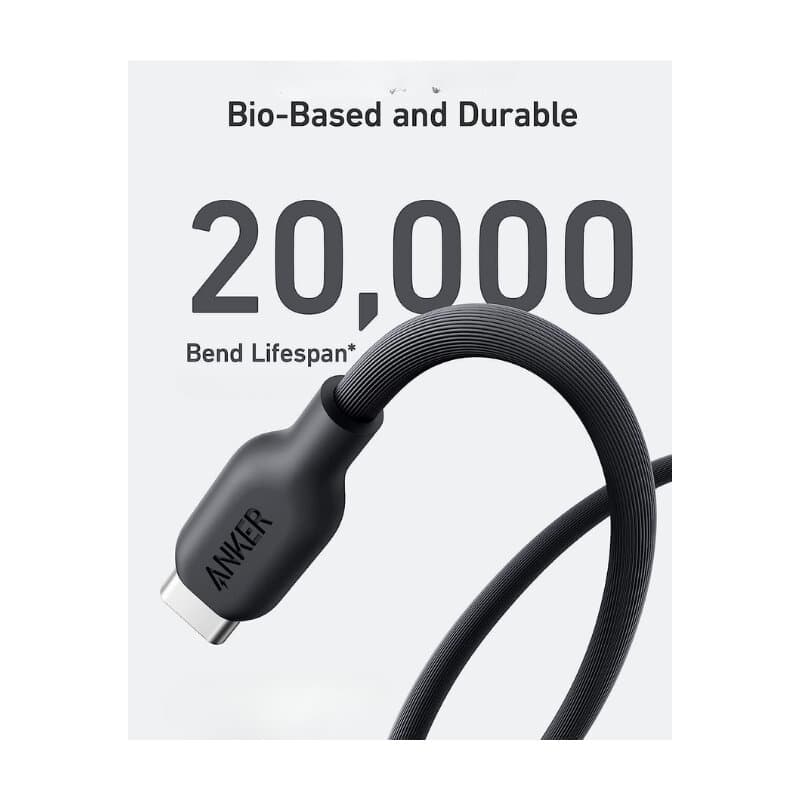 Anker 542 USB-C To Lightning Cable (bio-based) 6ft 3