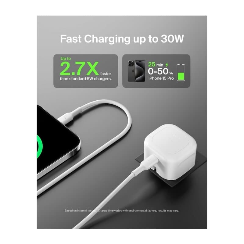Belkin Boostcharge CUBIC 30W USB-C PD Gan 3