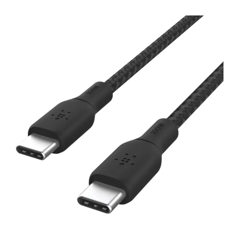 Belkin 25W USB PD Wall Charger With PPS, Black w / 1m C-C Cable (cable)