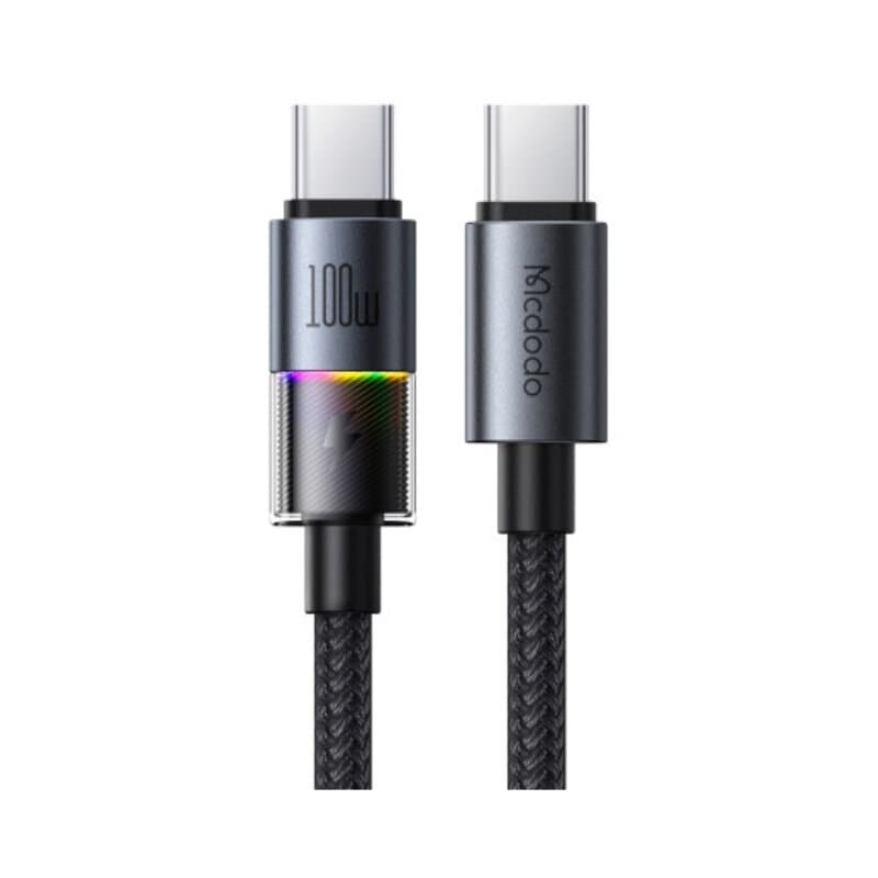 McDodo USB-C To USB-C Cable With 7 Colorful Lights 1.2m 1